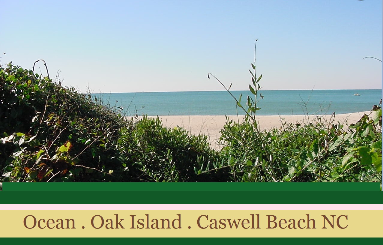 Oak Island NC Atlantic Ocean Beach Caswell Beach